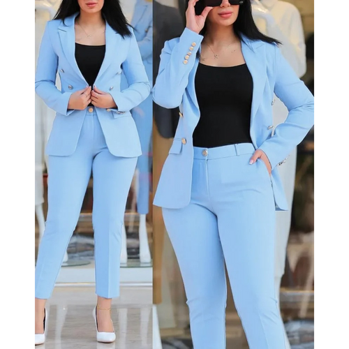 W&W Mode | Blazer Und Hosensatz Für Damen