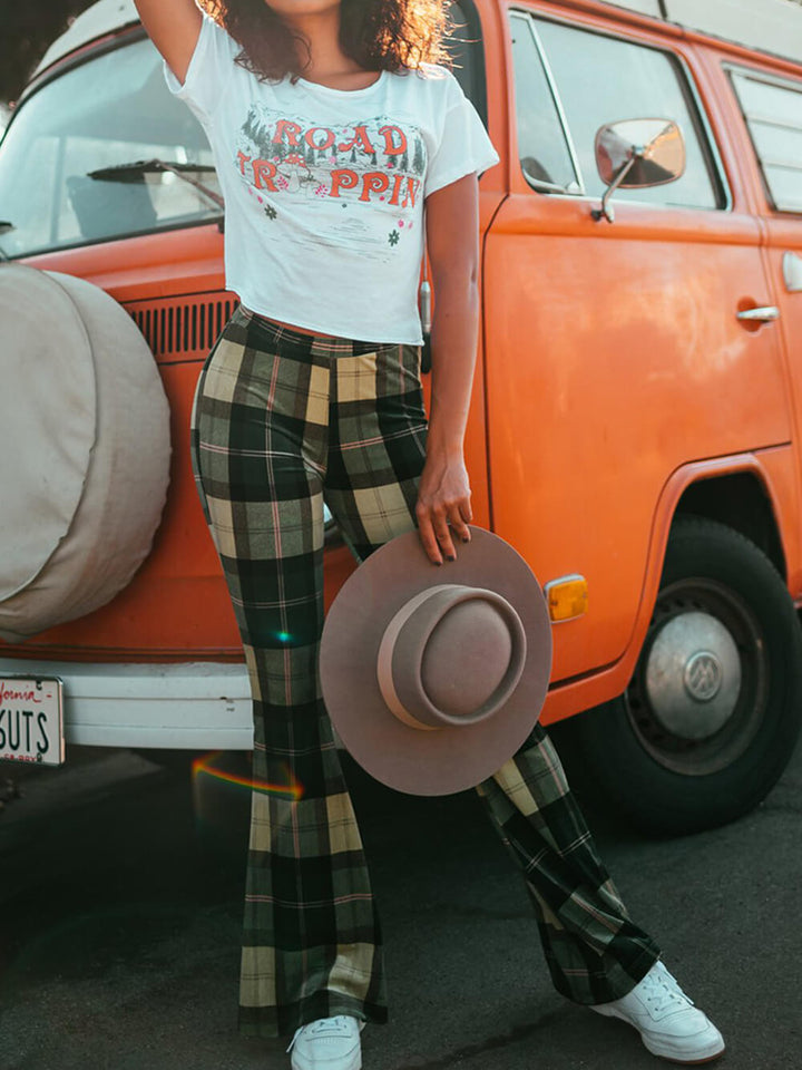 W&W Mode | Retro-Hose mit weitem Bein