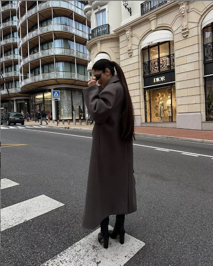 W&W Mode | Übergröße Mantel Jacke Mit Zeitloser Eleganz Für Damen
