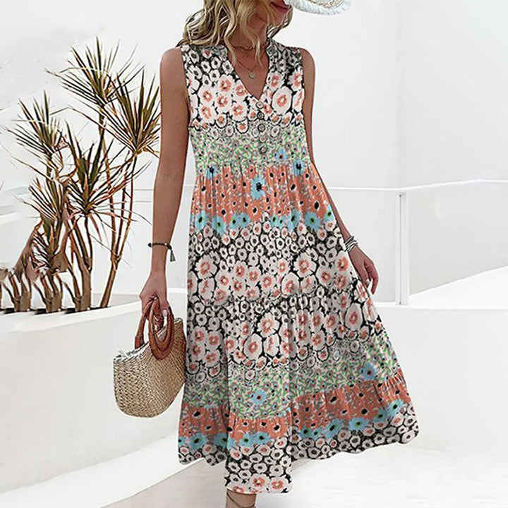 W&W Mode | Elegantes Sommerkleid Mit Blumenmuster