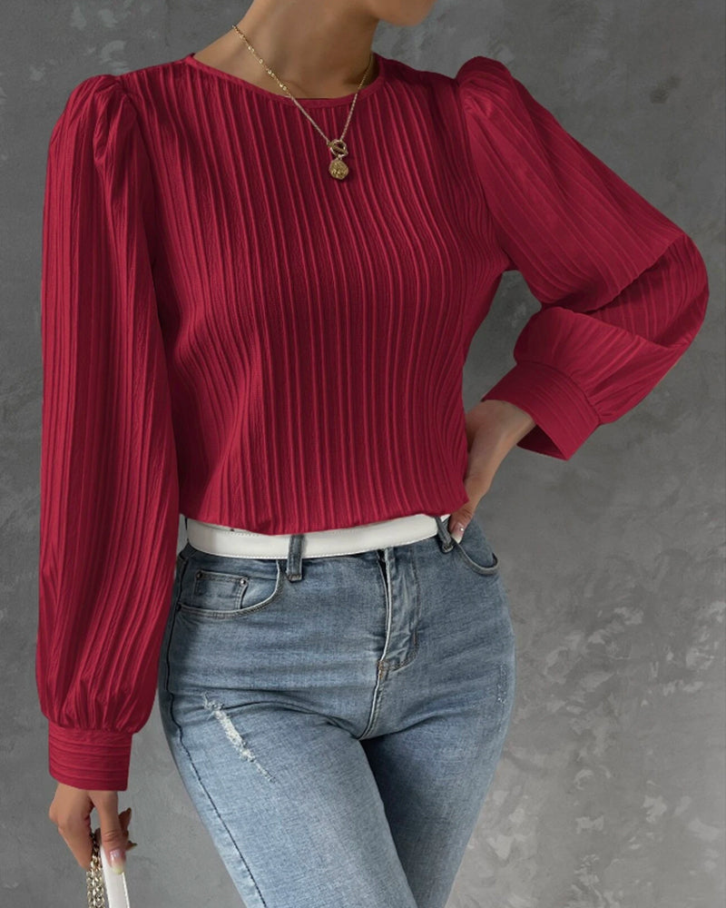 W&W Mode- Elegante Puffbluse