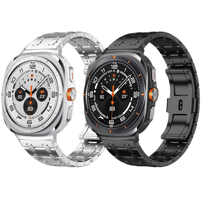 W&W Mode | Rvs Band Für Samsung Watch Ultra Mit Luxus Doppelkettendesign