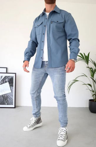 Hemdjacke mit Knopfverschluss