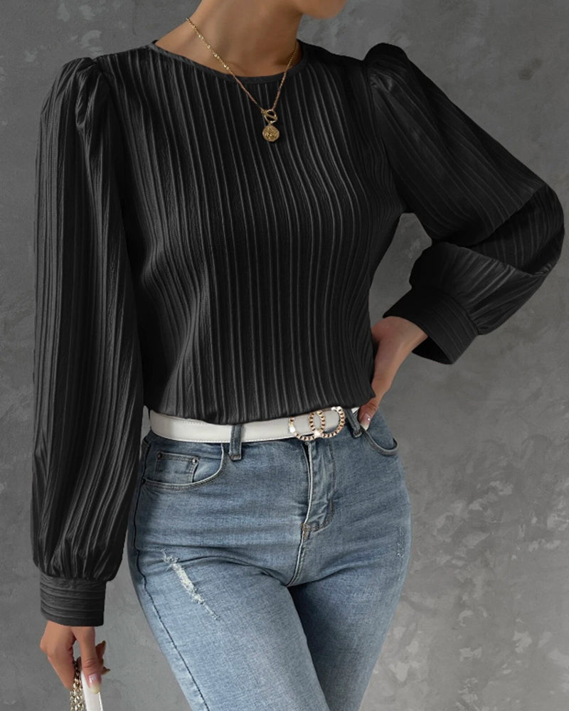 W&W Mode- Elegante Puffbluse