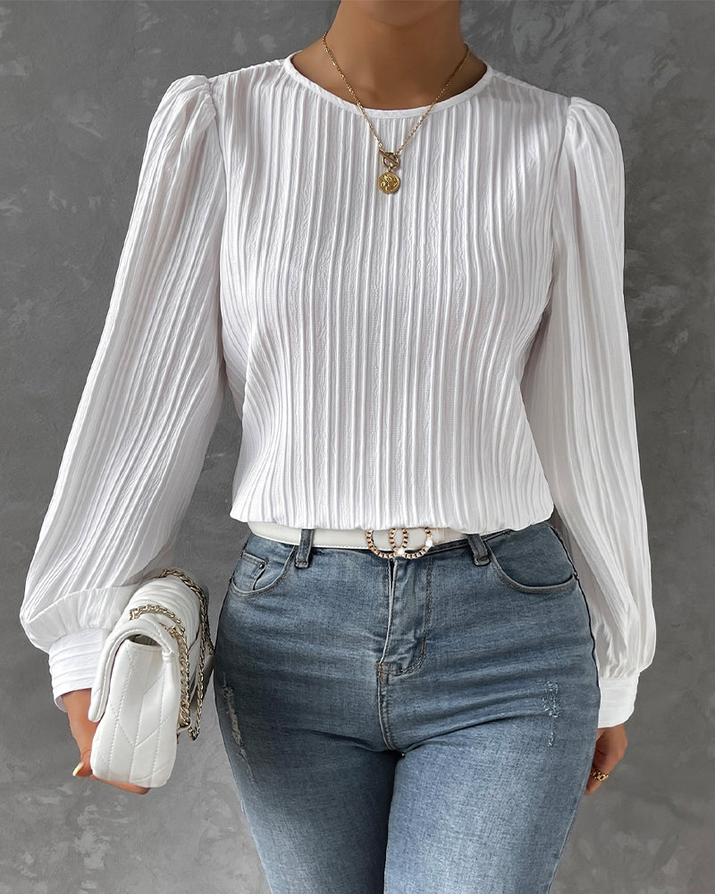 W&W Mode- Elegante Puffbluse