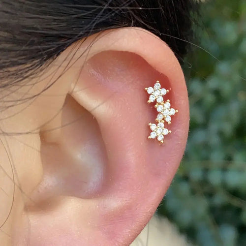 W&W Mode | Tragus Helix 925 Silber Ohrringe Für Damen