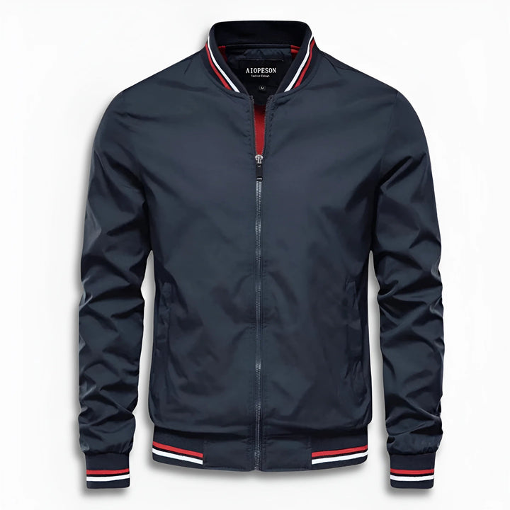 W&W Mode | Herren Lässige Übergangsjacke mit Wasserabweisender Oberfläche & Stehkragen W&W Mode