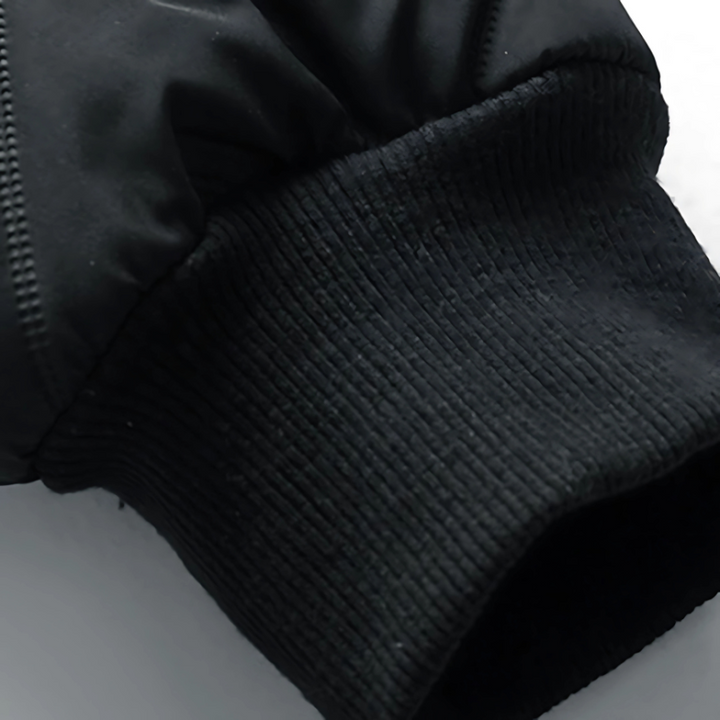 W&W Mode | Moderne Herren-Steppjacke Mit Reißverschluss Und Stehkragen