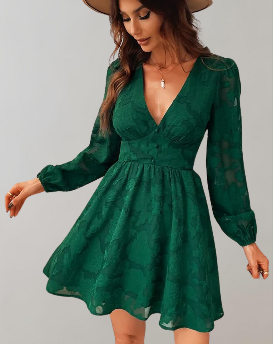 W&W Mode | V-ausschnitt Minikleid