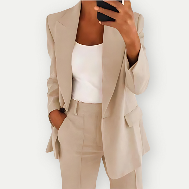 W&W Mode | Damen Eleganter Blazer Anzug