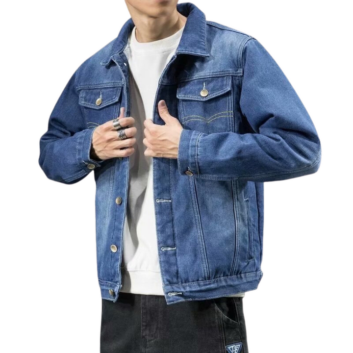 W&W Mode | Winter Herren Denim Jacke
