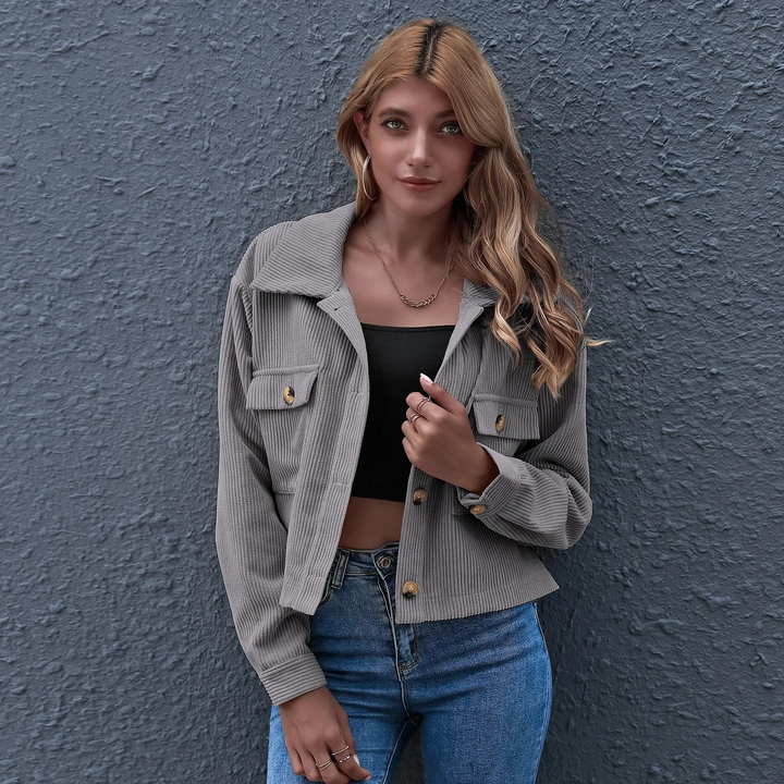 W&W Mode | Elegante Rosa Damen Sommerjacke Mit Drehkragen