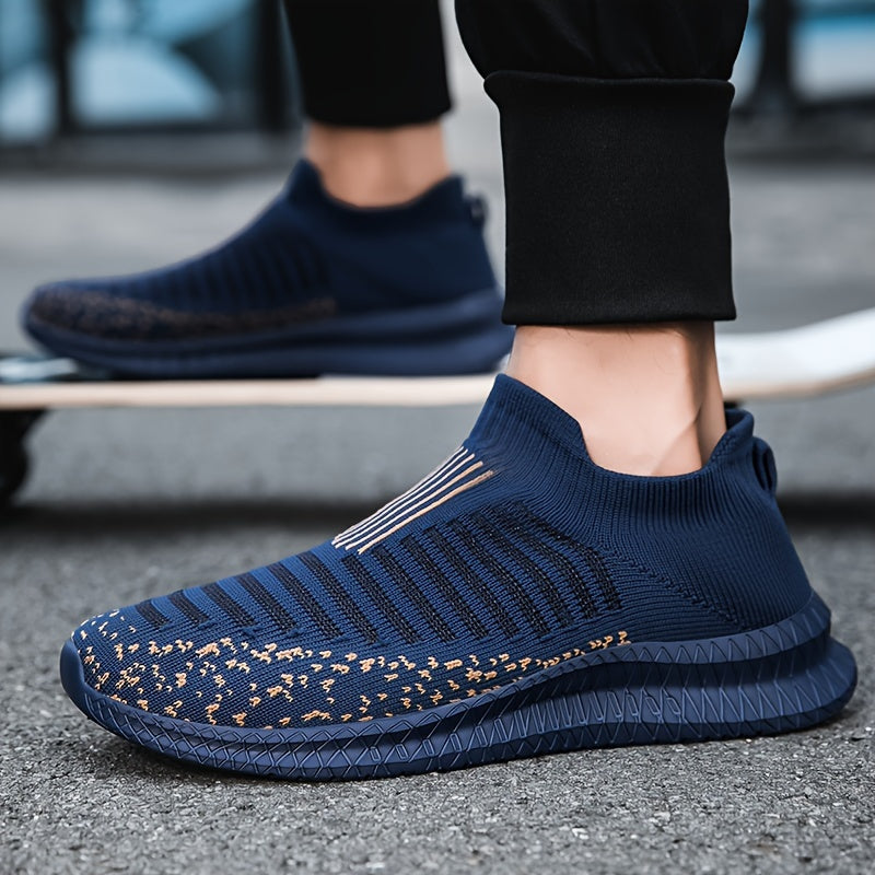 W&W Mode | Atmungsaktive Slip-On-Sneaker mit Strick-Obermaterial