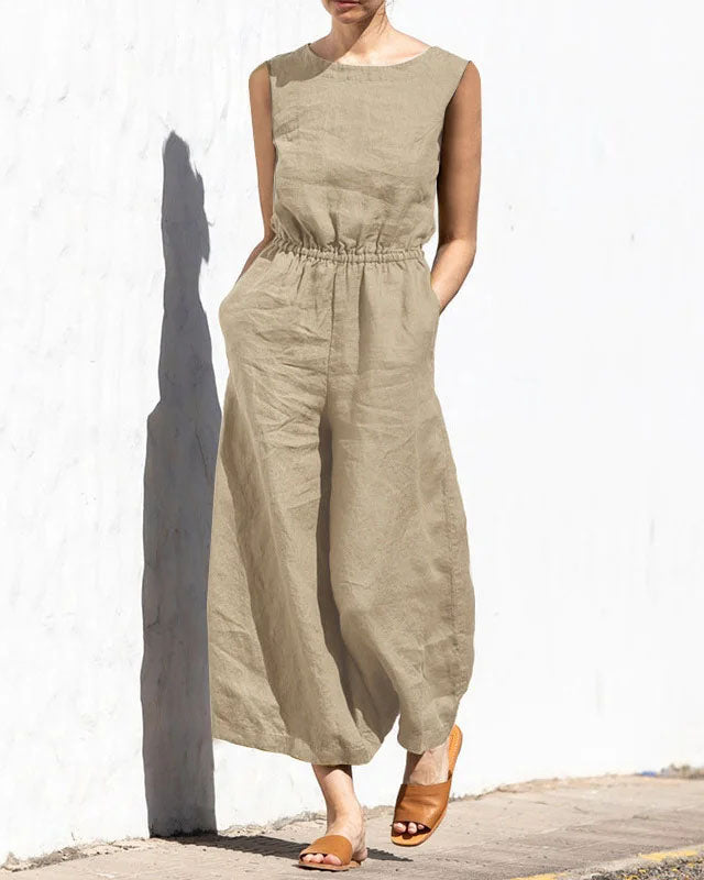 W&W Mode | Klassischer Baumwoll Jumpsuit