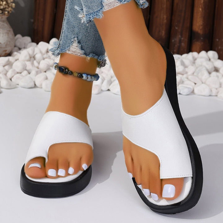 W&W Mode Sommer-Clip-Sandalen mit dicker Sohle