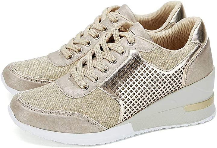 W&W Mode | Orthopädische Turnschuhe Mit Hohem Absatz Und Keilabsatz