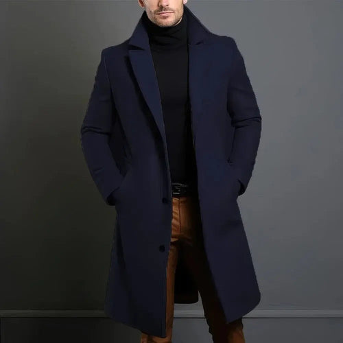W&W Mode | Luxus Herren Trenchcoat Merino Stil