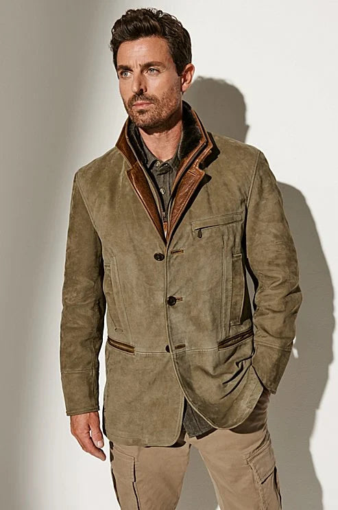 W&W Mode | Weinlese Jacke Für Herren Mit Taschen