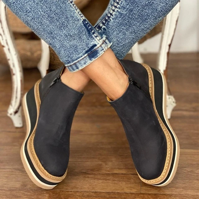 W&W Mode Lederstiefel | Frauenschuhe mit ergonomischem Fußbett
