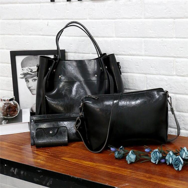 W&W Mode | 4 Teiliges Weinlese Handtaschensatz Für Damen