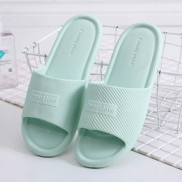 W&W Mode – Rutschfeste Sommer-Flip-Flops für Damen: Bequeme Hausschuhe für den Innenbereich, wasserdichtes EVA-Material