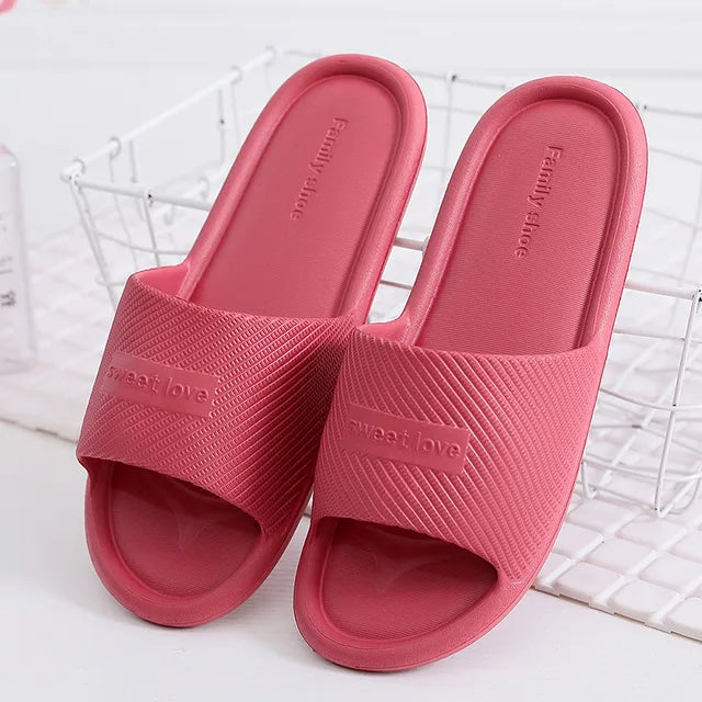 W&W Mode – Rutschfeste Sommer-Flip-Flops für Damen: Bequeme Hausschuhe für den Innenbereich, wasserdichtes EVA-Material