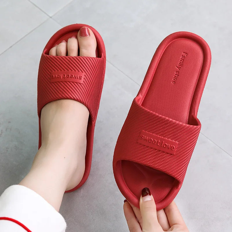 W&W Mode – Rutschfeste Sommer-Flip-Flops für Damen: Bequeme Hausschuhe für den Innenbereich, wasserdichtes EVA-Material