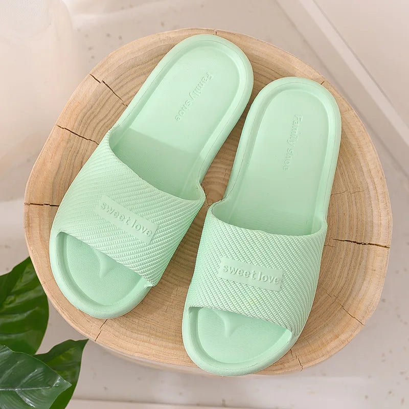 W&W Mode – Rutschfeste Sommer-Flip-Flops für Damen: Bequeme Hausschuhe für den Innenbereich, wasserdichtes EVA-Material
