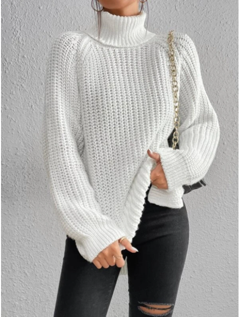 W&W Mode - Gemütlicher Strick-Rollkragenpullover
