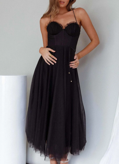 W&W Mode | Ärmelloses Midi Kleid