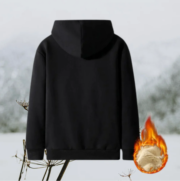 W&W Mode Unisex - Lammfellmantel mit Kapuze
