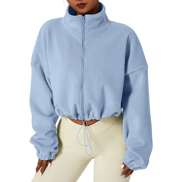 W&W Mode - Gekürzte Fleece Jacke