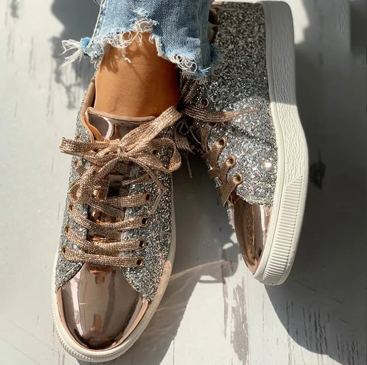 W&W Mode | Luxuriöser Lässiger Glitzer Damenschuh