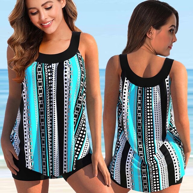 W&W Mode | Eleganter Tankini Badeanzug Für Damen
