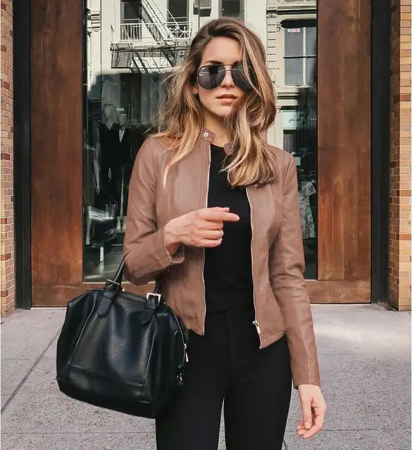 W&W Mode - Klassische Warme Zip-Up-Jacke