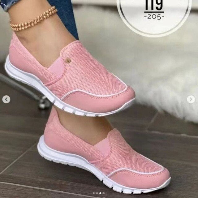 W&W Mode | I Alltägliche Atmungsaktive Orthopädische Sneaker Amy