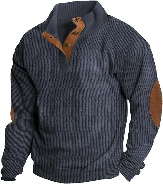 W&W Mode | Strukturierter Ripp Herrenpullover