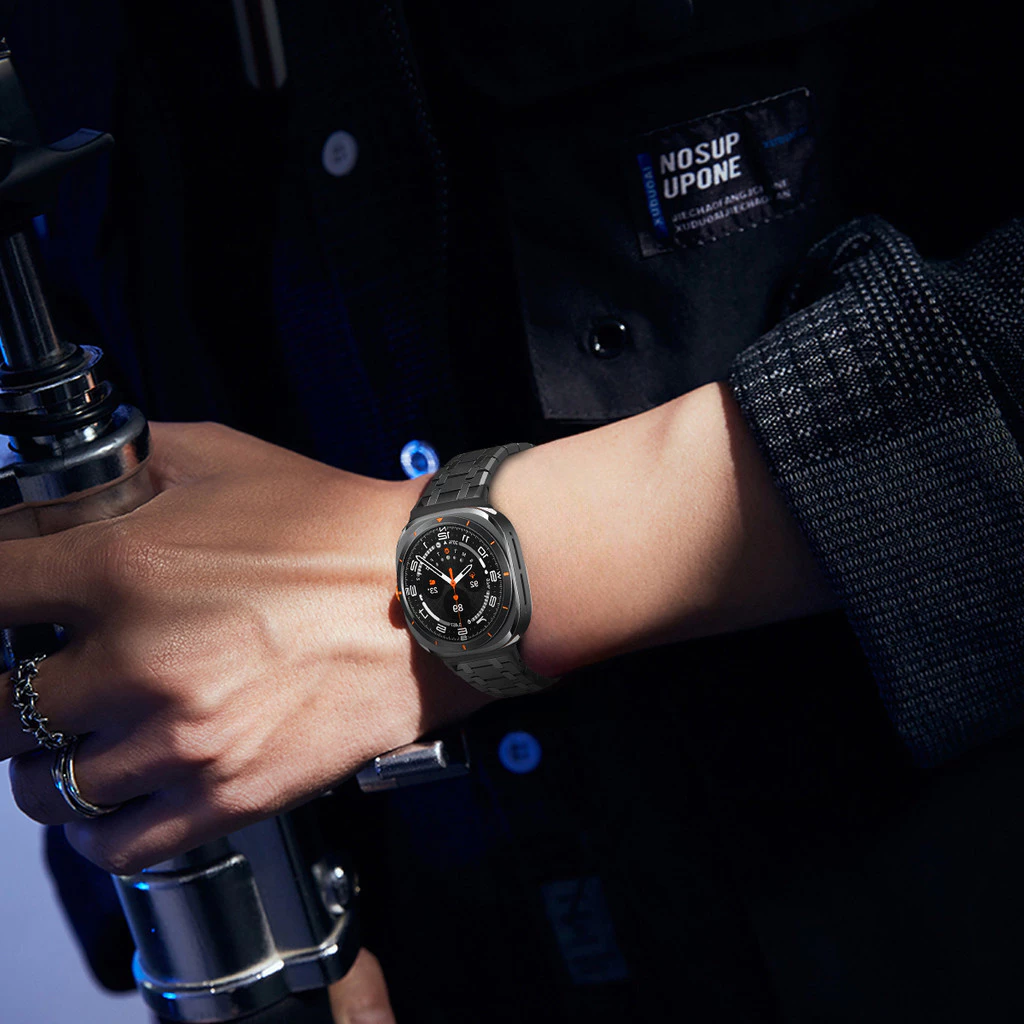 W&W Mode | Rvs Band Für Samsung Watch Ultra Mit Luxus Doppelkettendesign