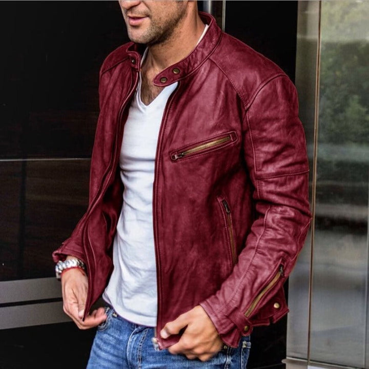W&W Mode | Männliche Lederjacke Für Männer