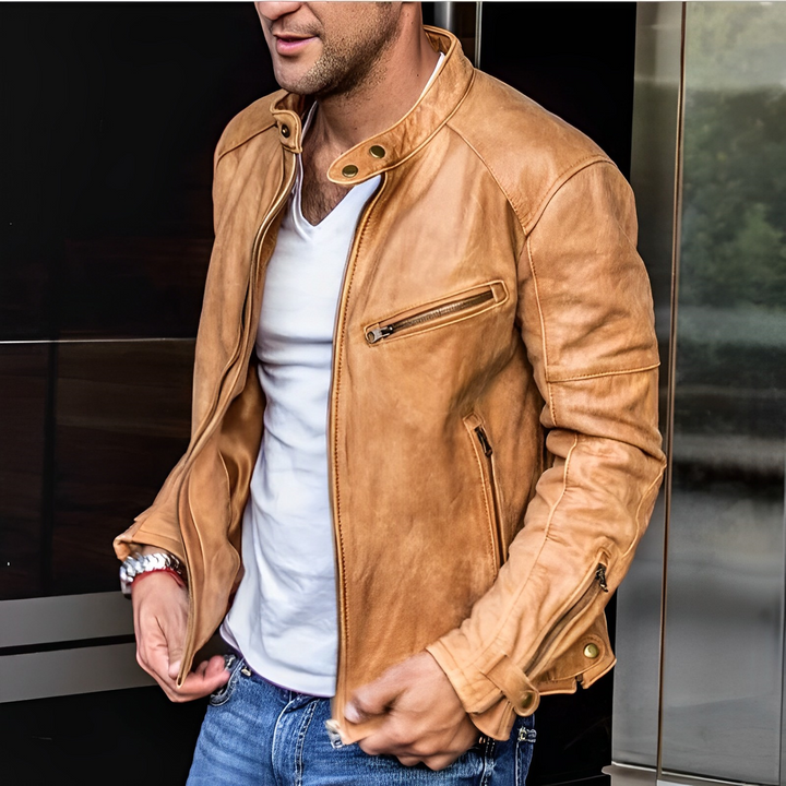 W&W Mode | Elegante Lederjacke für Alle Jahreszeiten