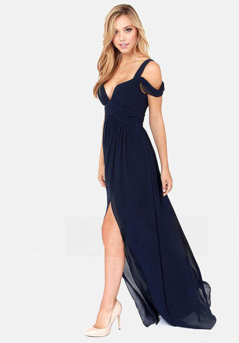 W&W Mode | Langes Elegantes Griechisches Faltenkleid