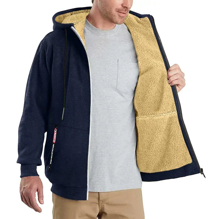 W&W Mode | Fleecegefütterter Zip-Hoodie