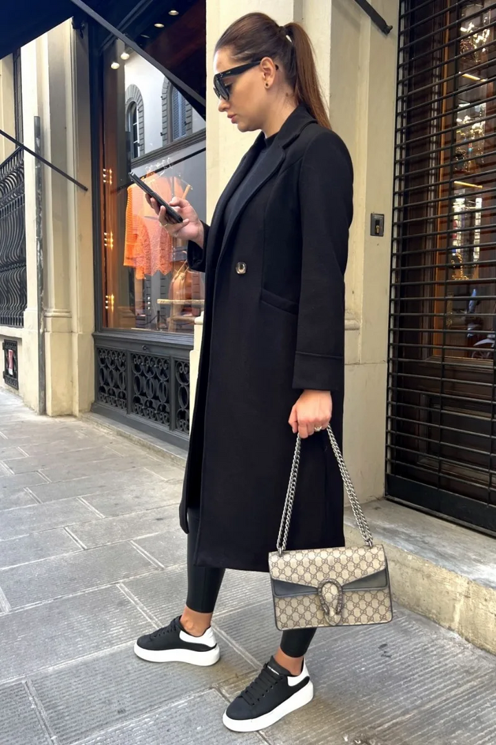 W&W Mode | Klassischer Langer Trenchcoat mit