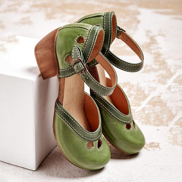 W&W Mode | Sandalen Mit Niedrigen Absätzen