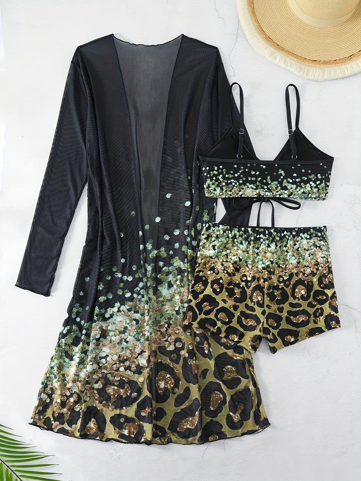 W&W Mode | Bikinisatz Mit Leopardenmuster