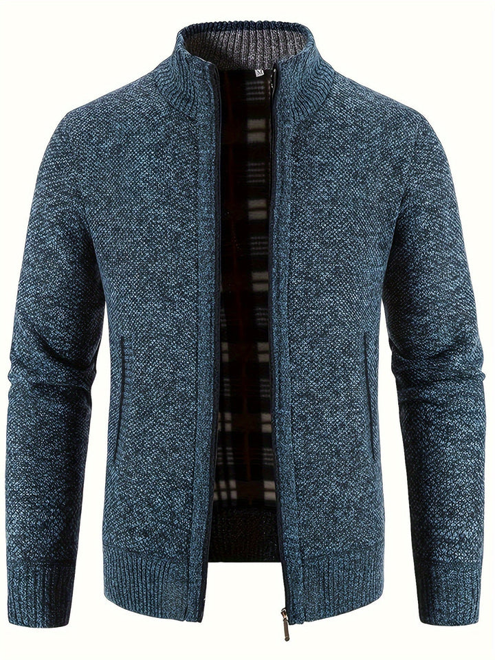 W&W Mode | urbaner Herrenmantel Warme Stehkragenjacke