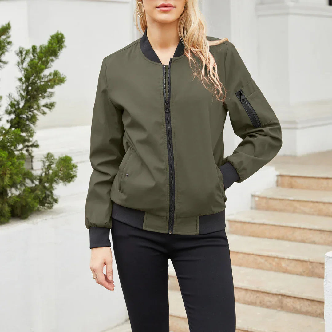 W&W Mode Jacket | Lässige Bomberjacke Für Frauen
