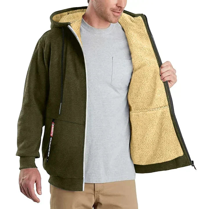 W&W Mode | Fleecegefütterter Zip-Hoodie