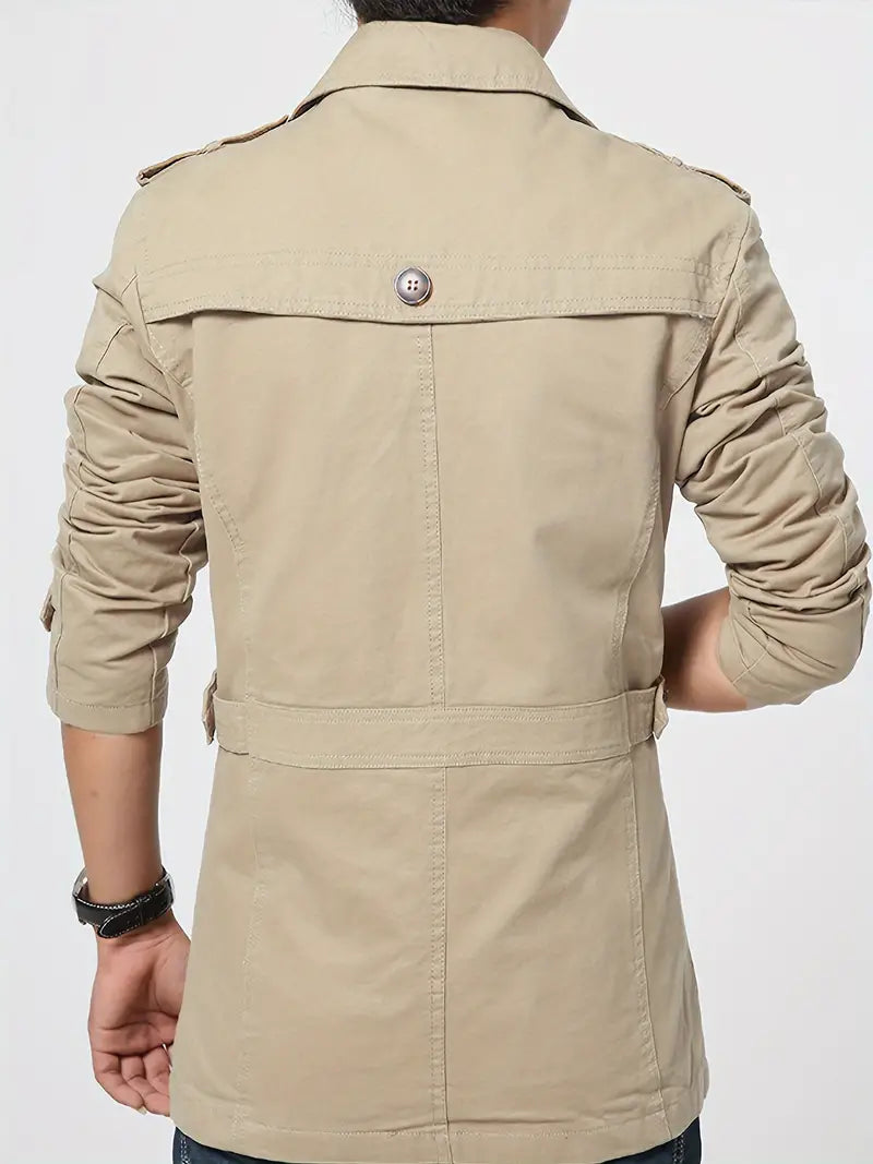 W&W Mode | Herren Große Größe Baumwollwindjacke Für Frühling Und Herbst