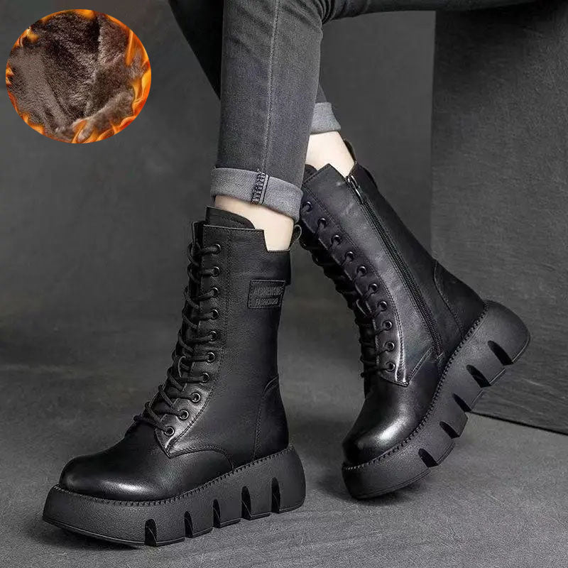 W&W Mode | Orthopädische Lederstiefel